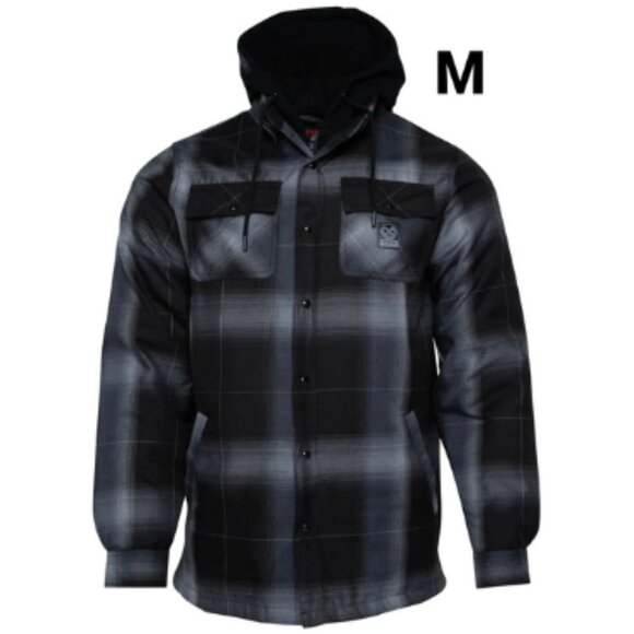 Dixxon Flannel DESTROYER Hooded Flannel Jacket - Men's M